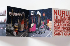 Autoroute: vue du leporello déplié