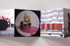 Autoroute: vue du leporello déplié