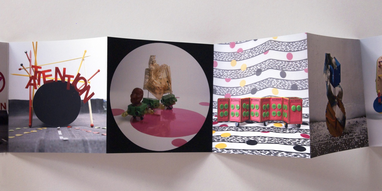 Autoroute: vue du leporello déplié